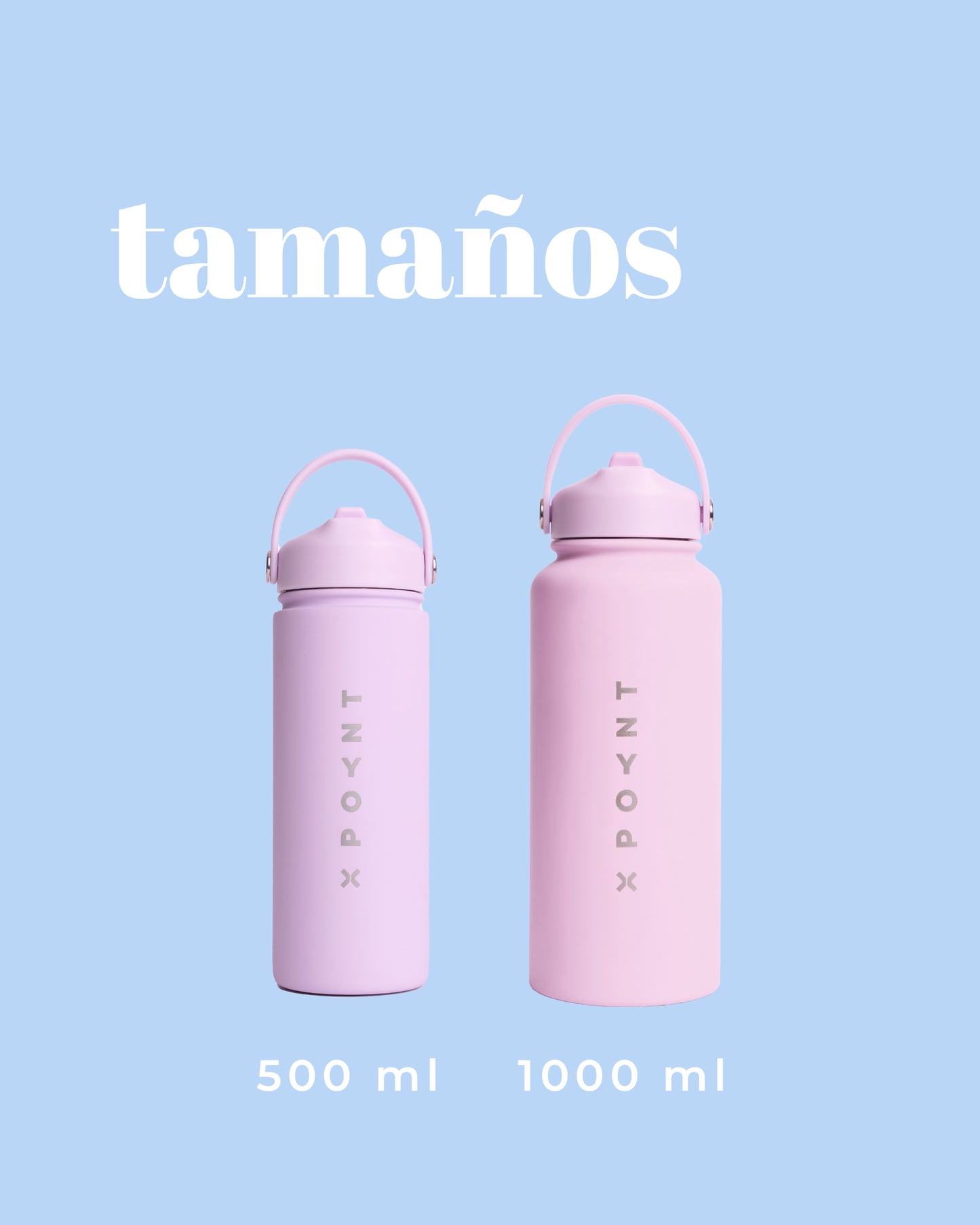 Pack Deluxe - Botella Matte 500 ml con diseño + Base de Silicona + Tapa Deportiva + Kit de limpieza y grabado GRATIS 🎁