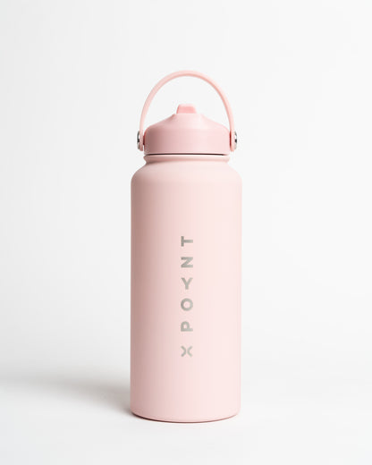 Botella Térmica Matte Rosado Pastel 1000 ml
